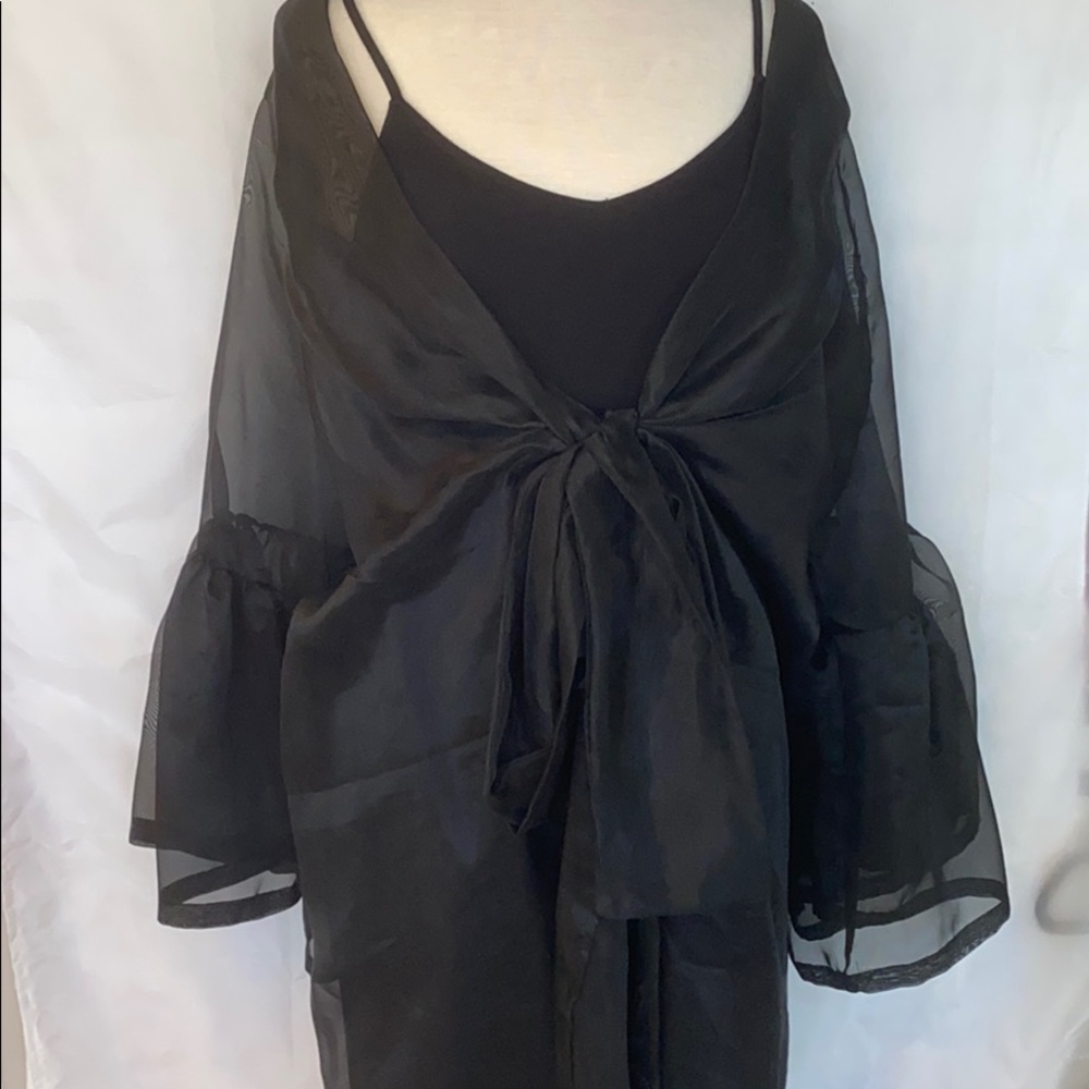 SOLD -Oversized sheer jacket.